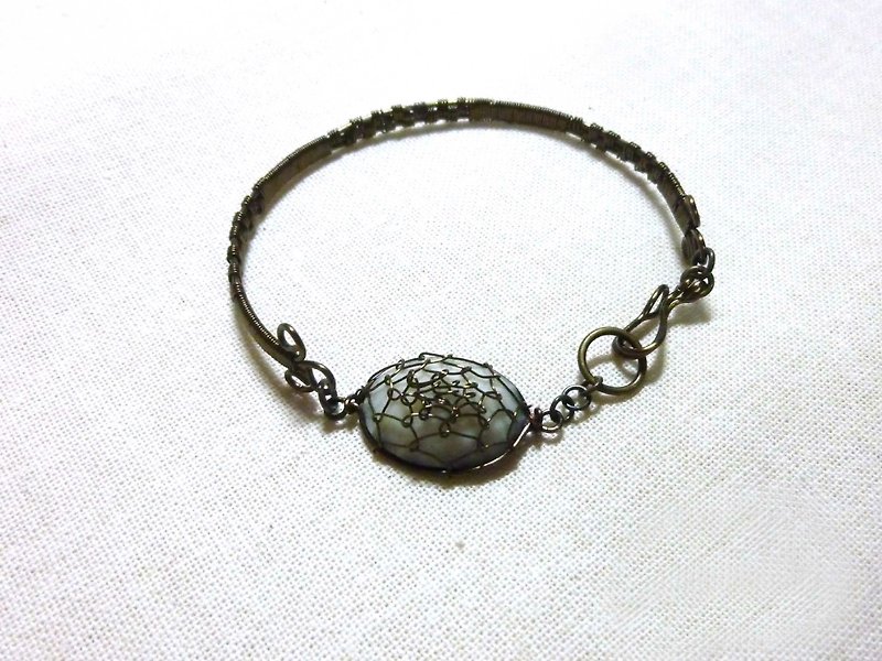 Classical romance woven bracelet - Bracelets - Other Materials Khaki