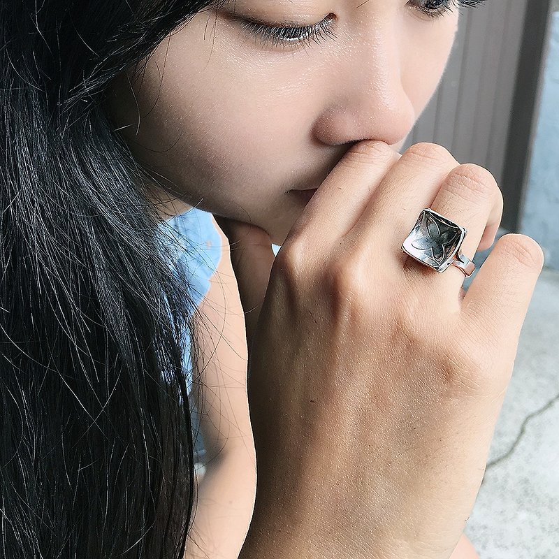 Morning Glory-Handmade Sterling Silver Ring/Handmade Poems HANDICRAFT POEMS, love yourself and be happy! - General Rings - Sterling Silver 