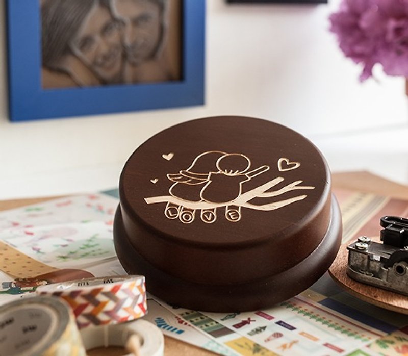 [Birthday gifts, commemorative gifts, Christmas gifts] Let’s take a look at customization // Music box - Other - Wood Brown