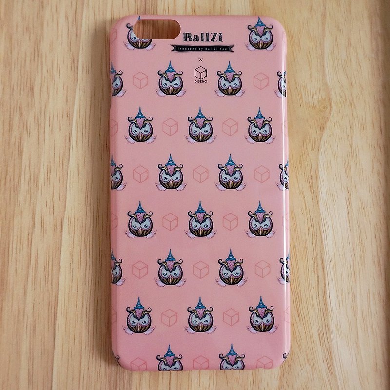 Innocent by Ballzi even by DISENO iPhone 6 / 6s Phone Case (Owl to spend money) - Phone Cases - Plastic Pink