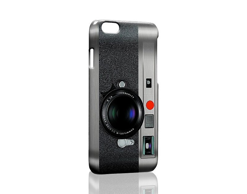 ブラックレトロカメラiPhone X 8 7 6sプラス5sサムスンS7 S8 S9の電話ケース - スマホケース - プラスチック ブラック