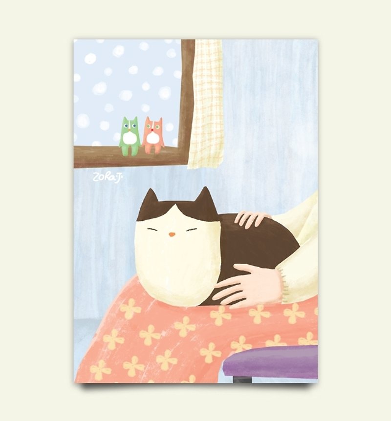 [LittleTree's] quietly accompany - original illustrations postcards - การ์ด/โปสการ์ด - กระดาษ 