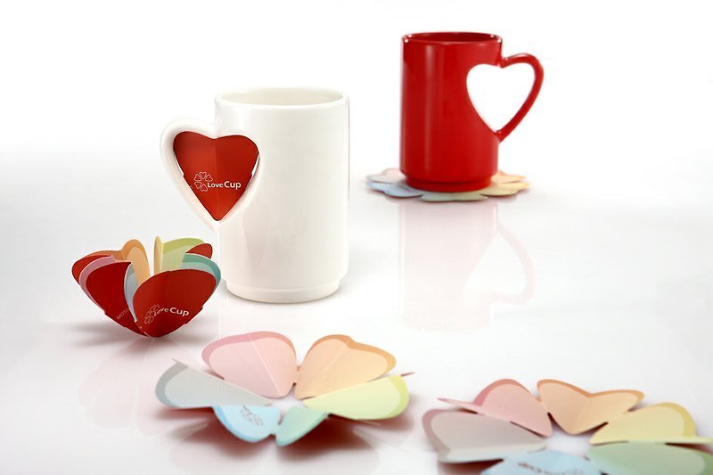 Love Cup (Passion Red) - Mugs - Other Materials Red