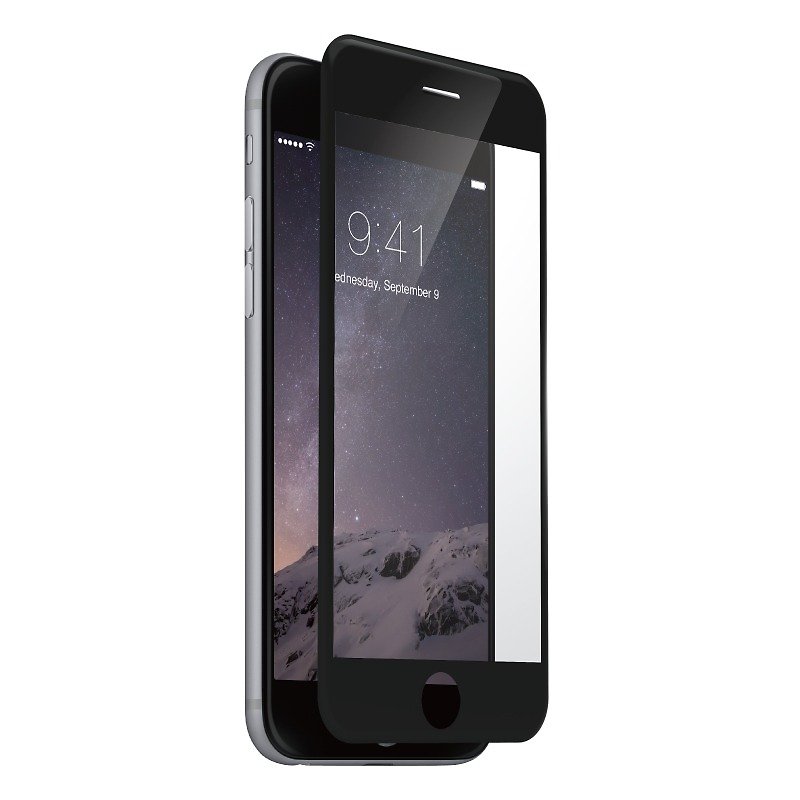 AutoHealクリスタルクリアシームレスな修復保護iPhone6 / 6s - スマホケース - プラスチック ブラック