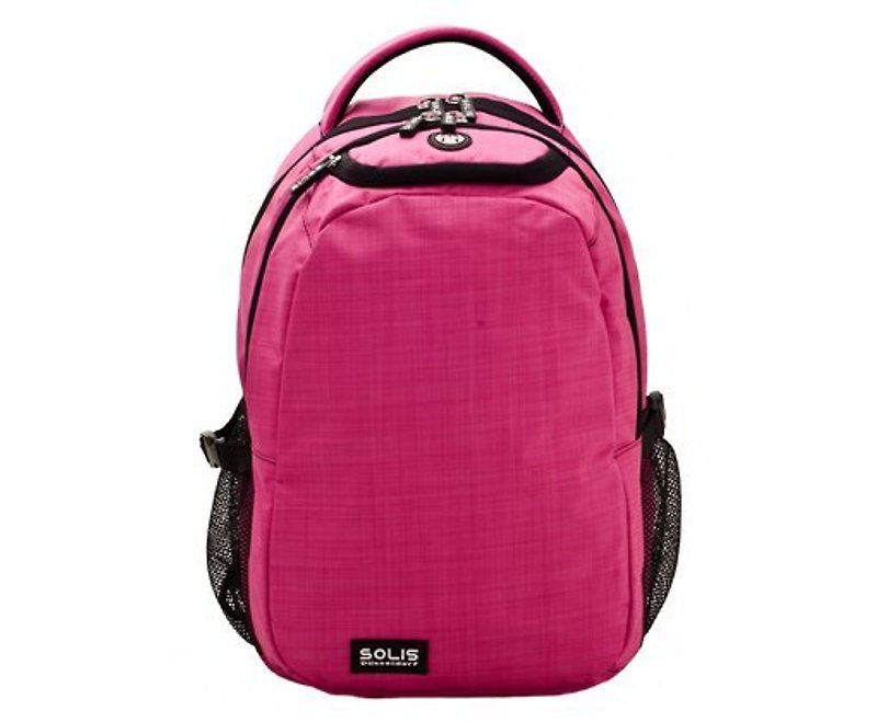 SOLIS Free Roam Series 13'' Basic Laptop Backpack(Pink Peach) - กระเป๋าแล็ปท็อป - เส้นใยสังเคราะห์ สึชมพู