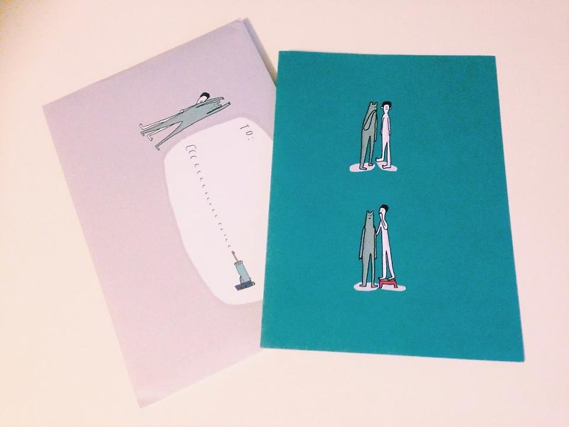 Whisper | Card - การ์ด/โปสการ์ด - กระดาษ สีน้ำเงิน
