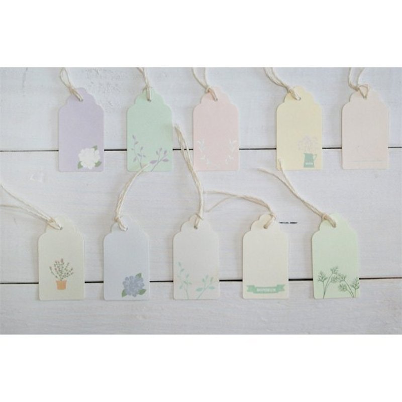 GIFT TAG-SCALLOPED-C - Cards & Postcards - Paper Multicolor