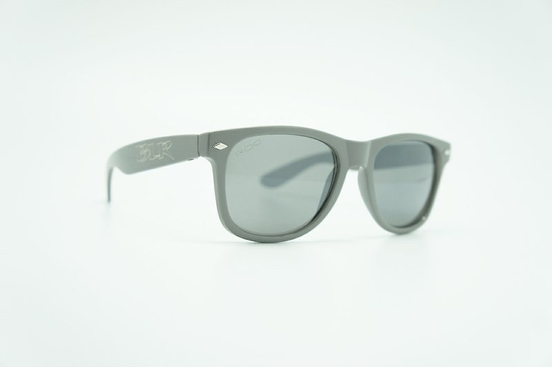 BLR sunglasses Cement Grey - กรอบแว่นตา - พลาสติก สีเทา