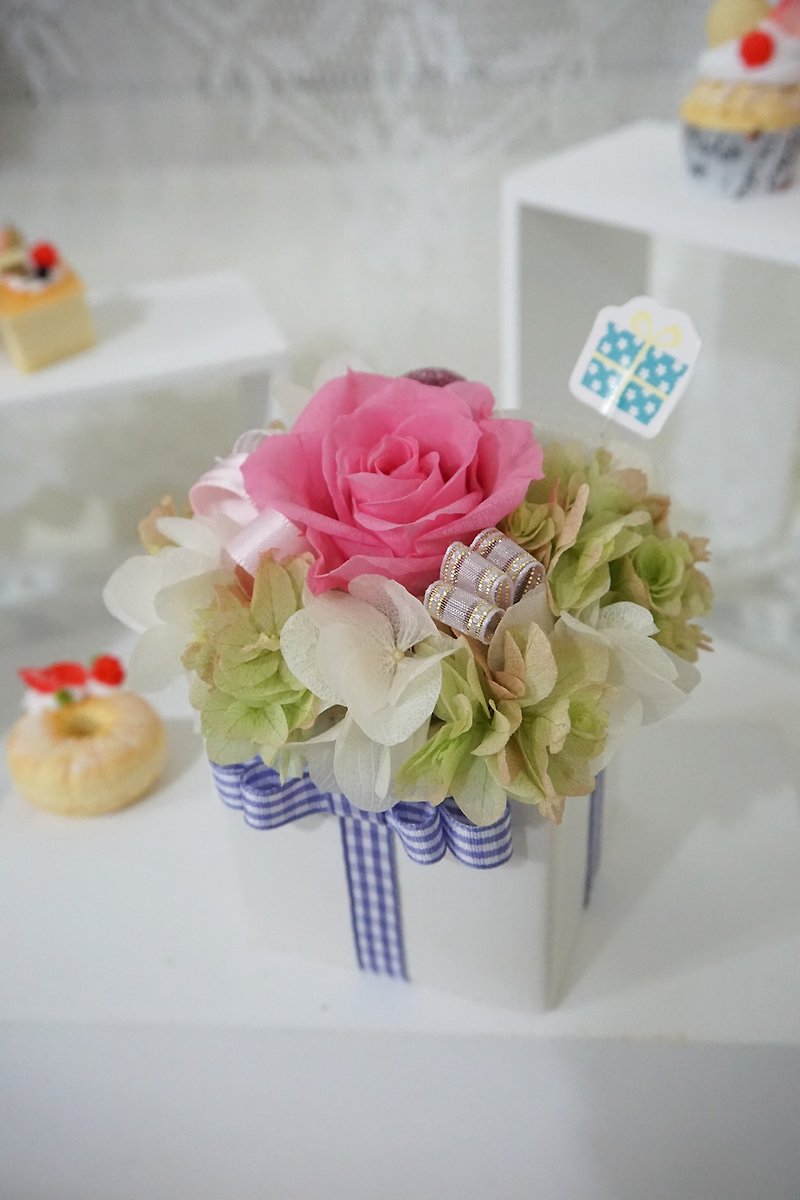 Amaranth star flower single rose flower ceremony*exchange gifts*Valentine's Day*wedding*birthday gift - ตกแต่งต้นไม้ - พืช/ดอกไม้ สึชมพู