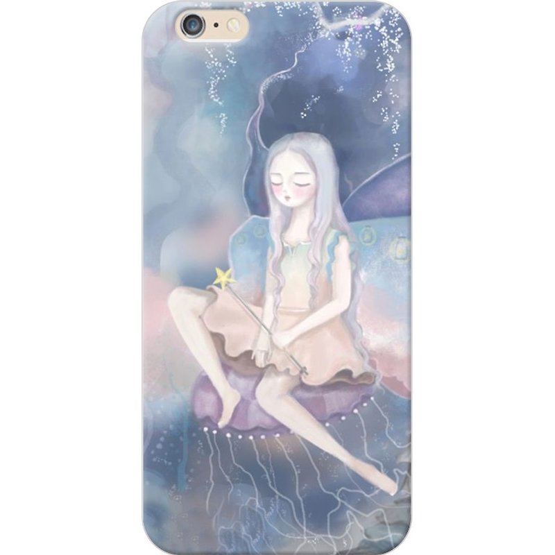 Painted love series - quiet -tinting Lin Wenting "iPhone / Samsung / HTC / LG / Sony / millet" TPU phone Case - Phone Cases - Silicone Blue