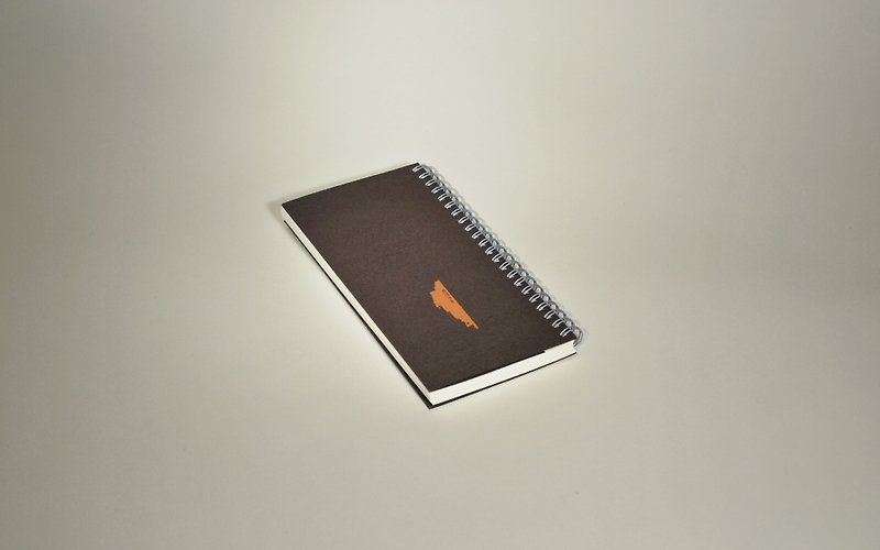 Waste paper small wood grain notebook - สมุดบันทึก/สมุดปฏิทิน - กระดาษ 