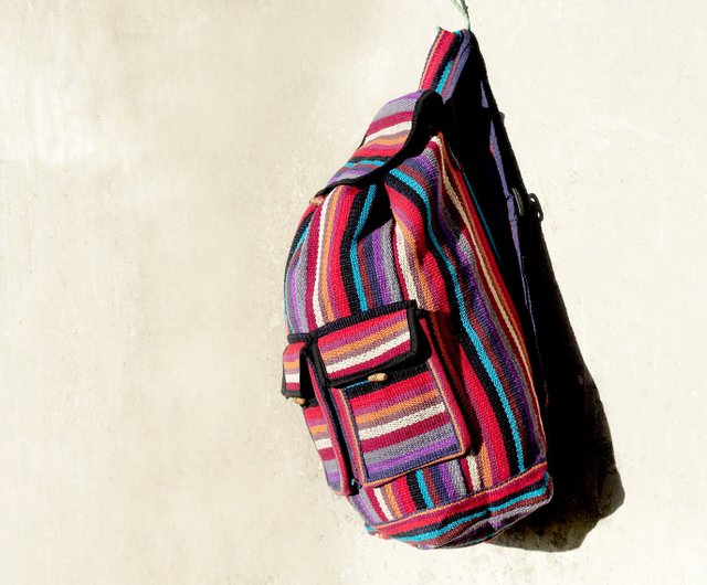 mexican woven backpack