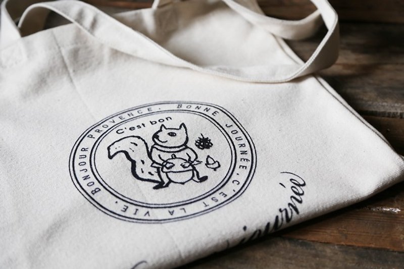 c'est bon-Chest bon shopping bag - Messenger Bags & Sling Bags - Cotton & Hemp White