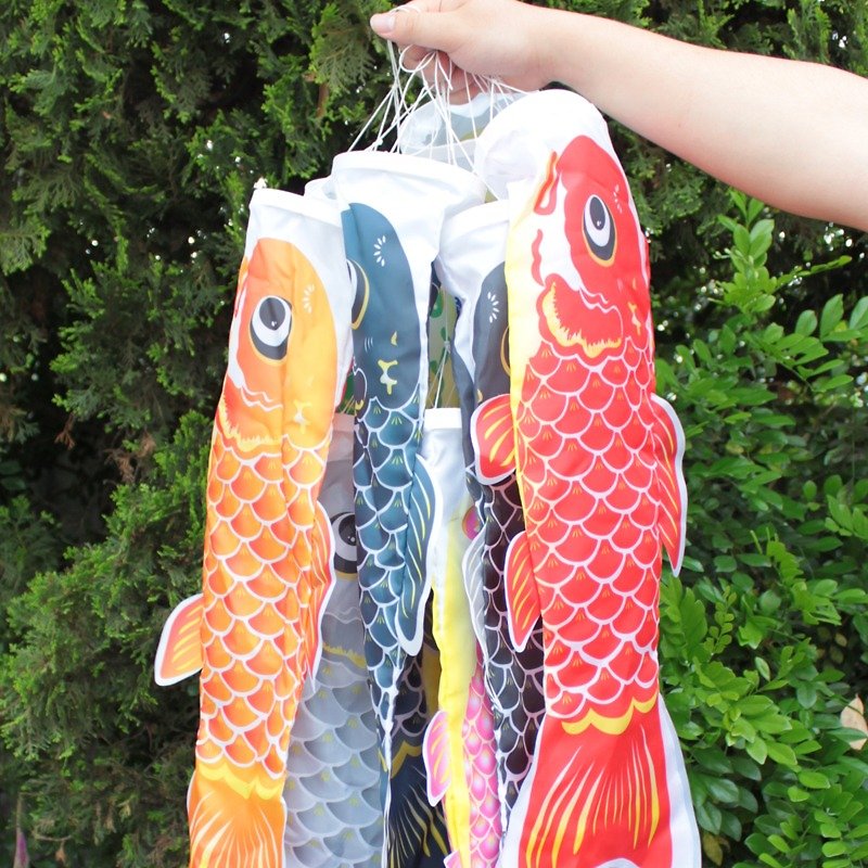 台灣鯉魚旗 60 CM (三支一組) - 擺飾/家飾品 - 其他材質 多色