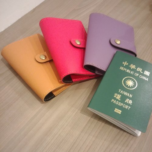 [Safe Journey] Handmade passport holder---Macarons