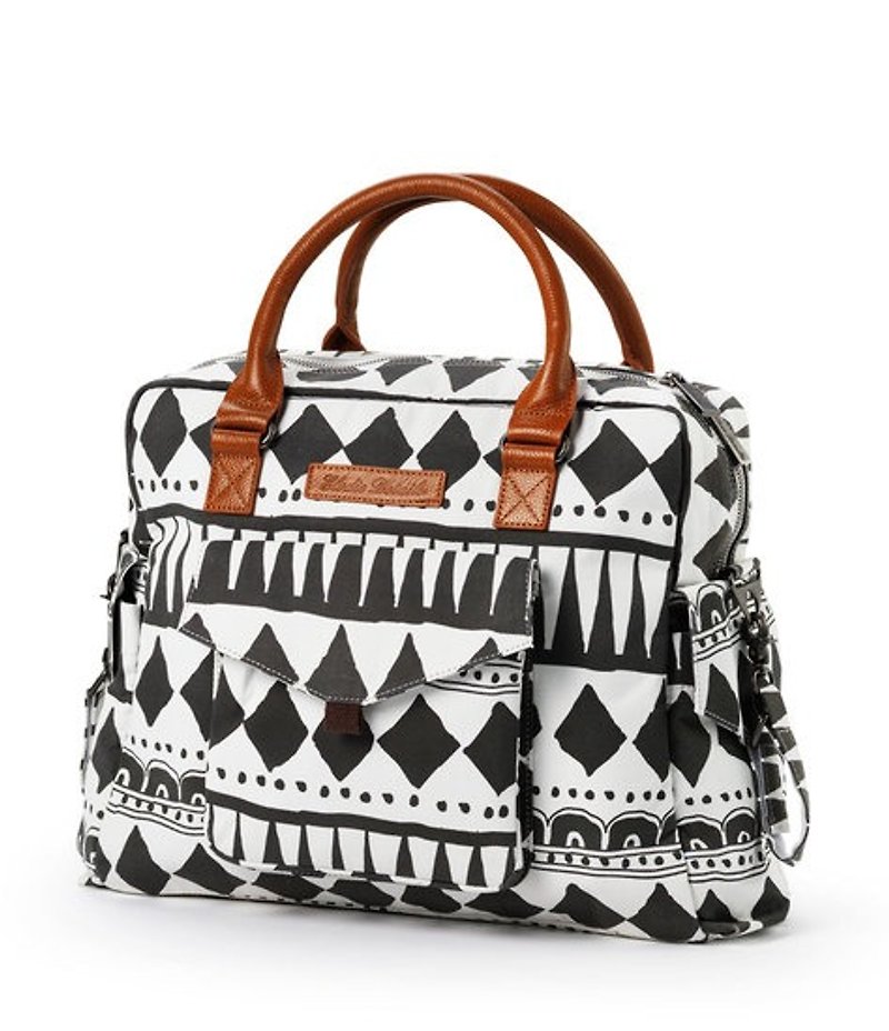 [ Elodie Details] Diaper Bag - Graphic Devotion - Diaper Bags - Other Materials White