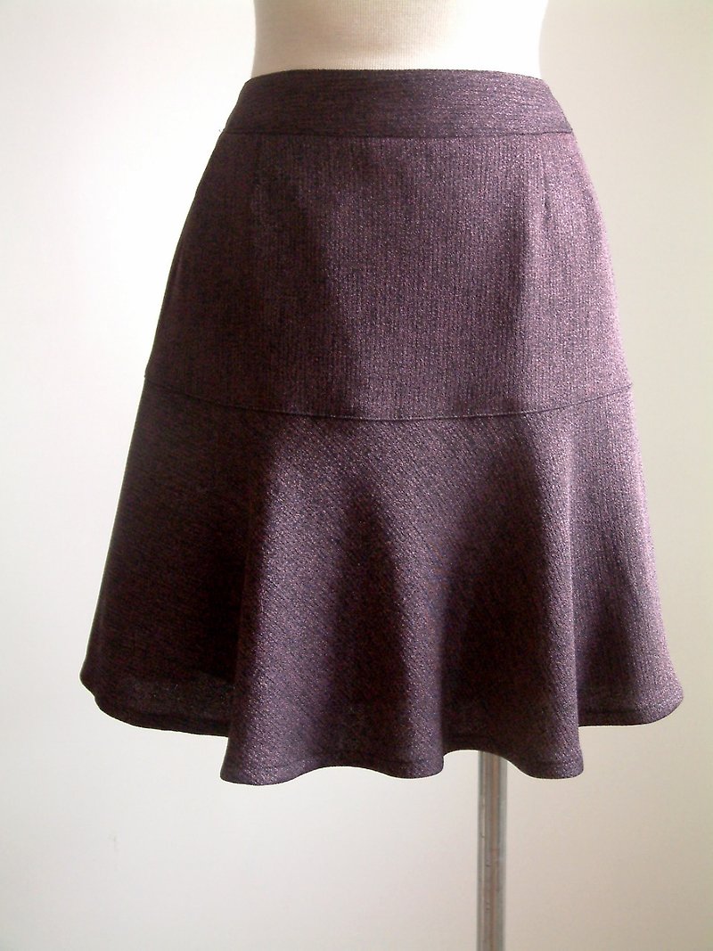其他材質 裙子/長裙 紫色 - 平衡系列-裙子(深紫)