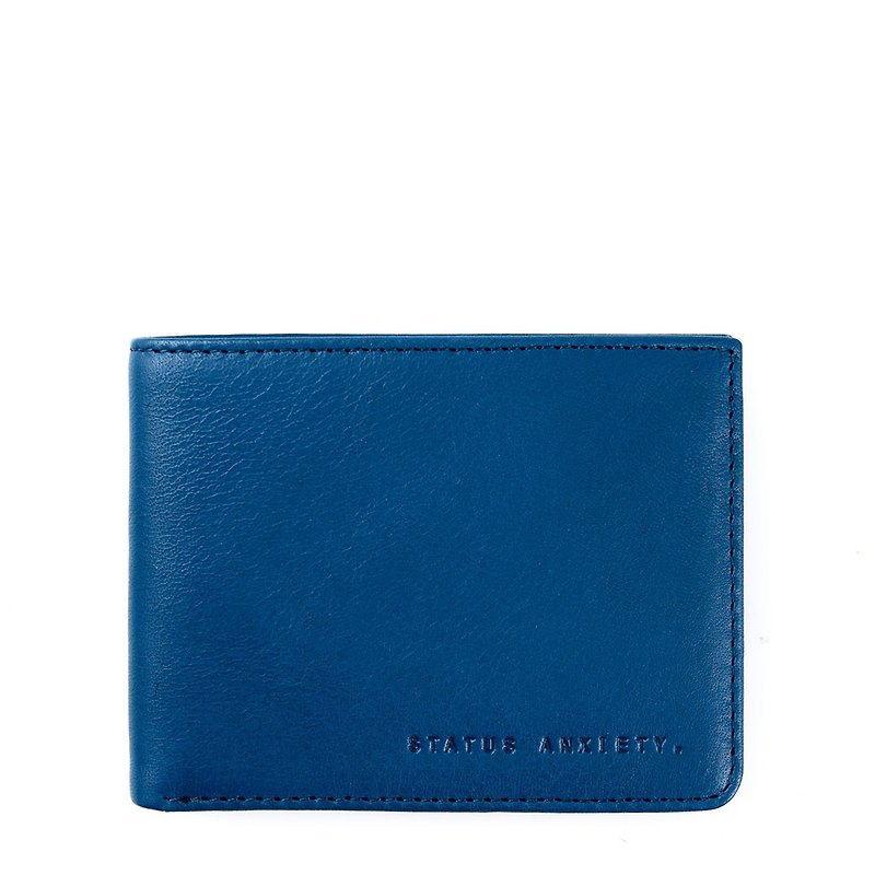 WALTER 短夾_Blue / 藍色 - 長短皮夾/錢包 - 真皮 藍色