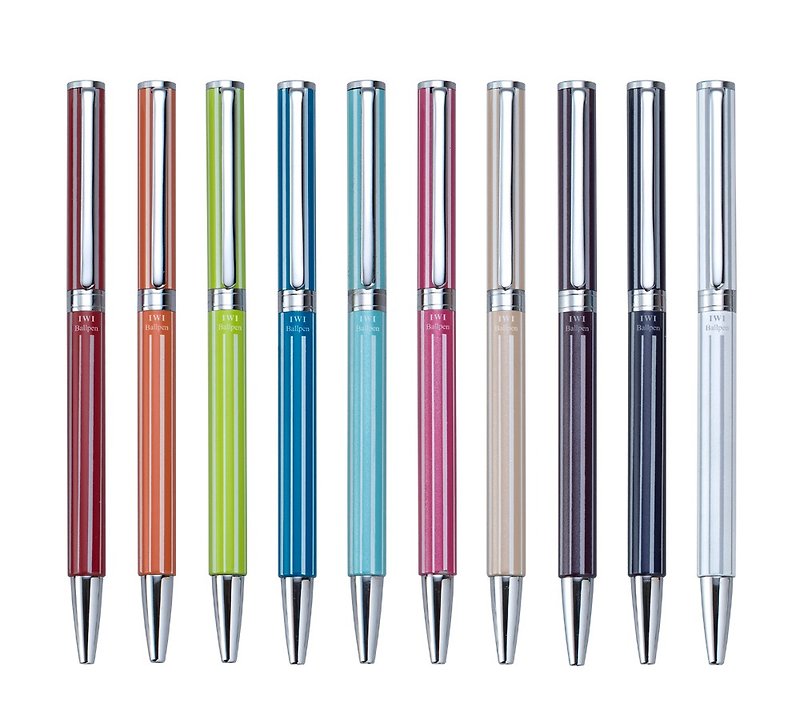 【IWI】Candy Bar Series 0.7mm ball pen-lined - Ballpoint & Gel Pens - Other Metals Multicolor