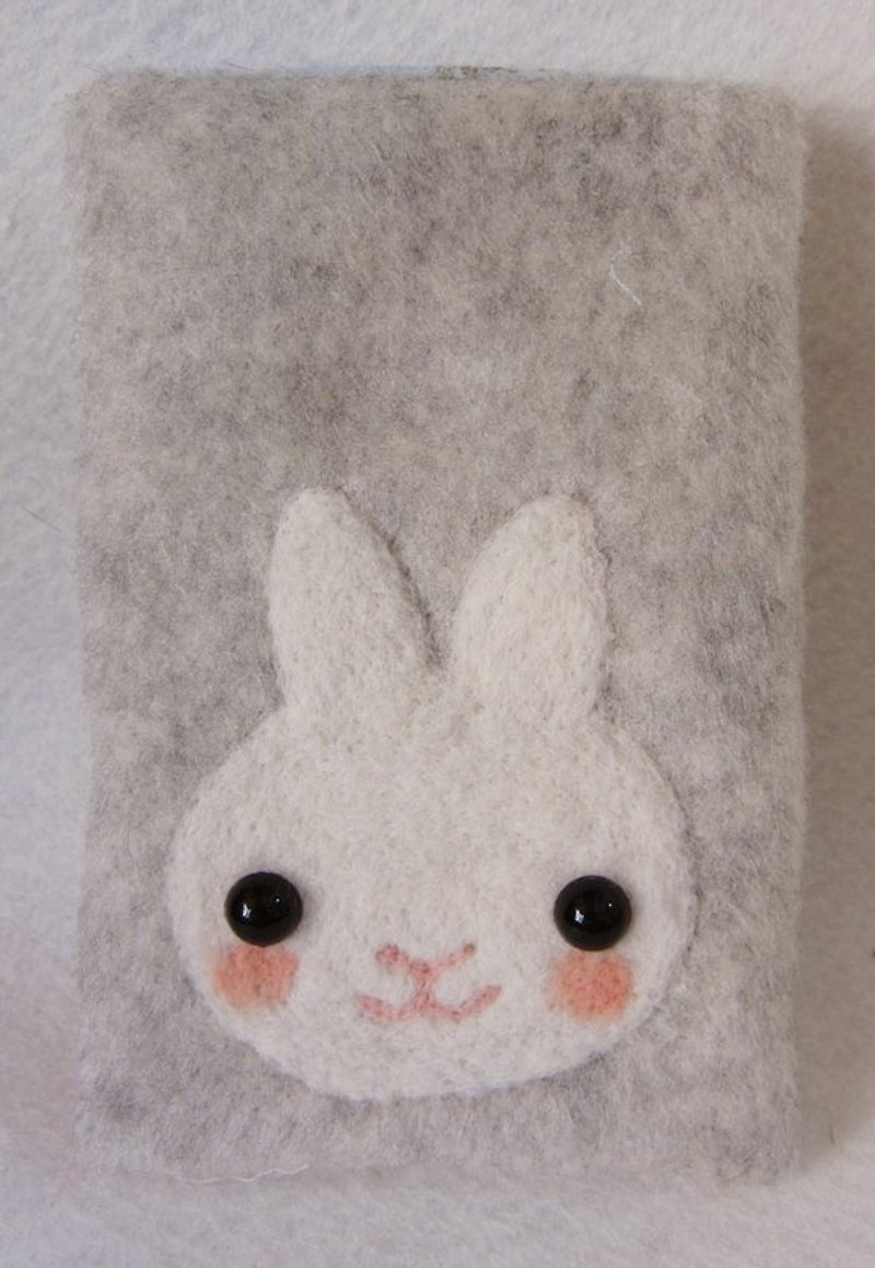 兔寶寶手機套 圖案皆為紐西蘭羊毛 可以訂做 顏色可自由搭配 - 其他 - 羊毛 