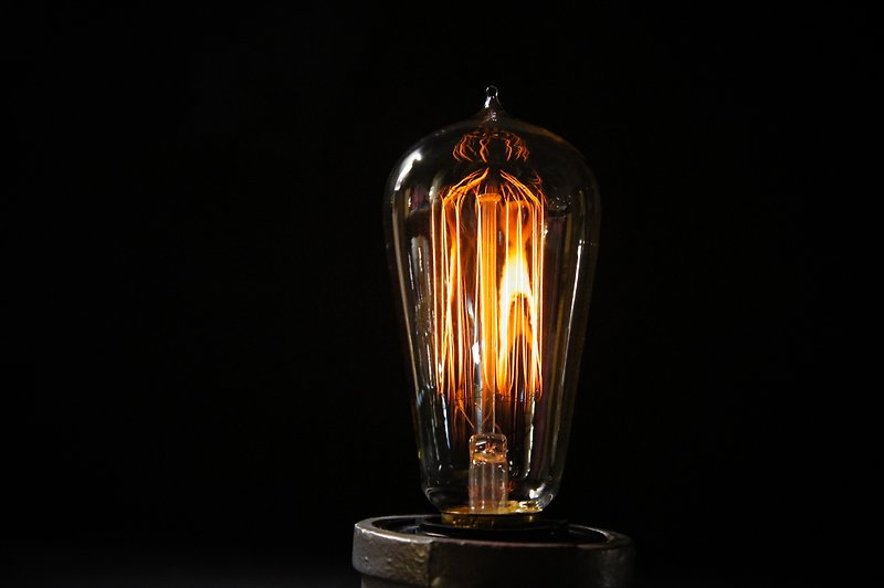 Edison-industry  工業風 愛迪生復古燈泡 水滴煙火 - 燈具/燈飾 - 玻璃 黃色