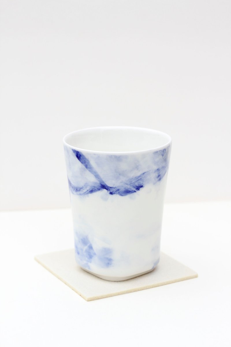 大山靜心陶瓷杯 - 花瓶/陶器 - 陶 白色