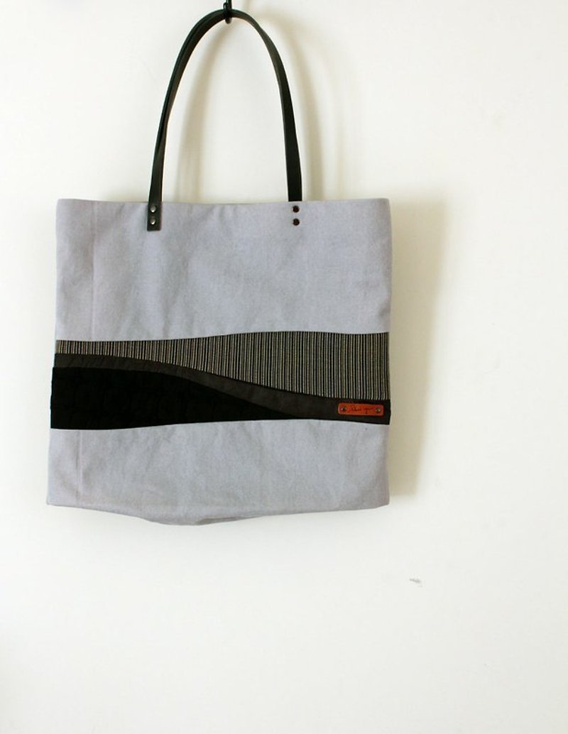 飛(灰)吧! 肩背 托特包 - Messenger Bags & Sling Bags - Other Materials Gray