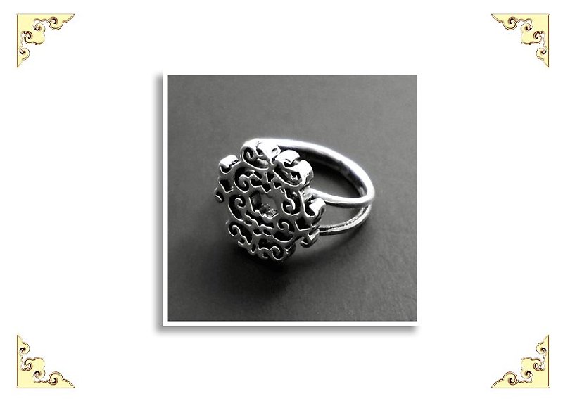現代中國風系列 New China Collection -小長祿戒 - General Rings - Other Metals Gray