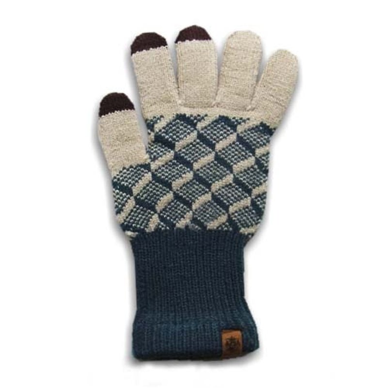 女孩寓所 :: 北歐Tehtava+觸控保暖手套(平板/手機適用)-綠 - 手袋 - その他の素材 グリーン