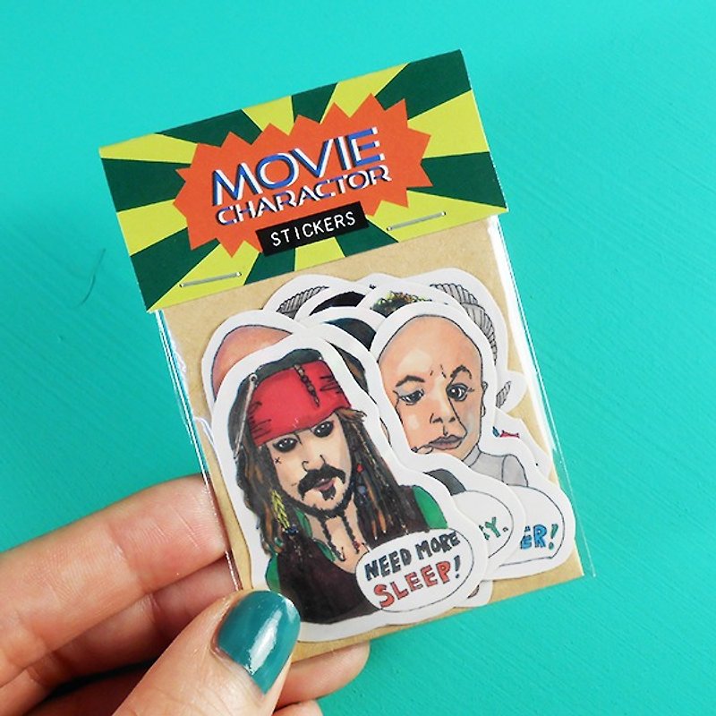 Movie character sticker set - Stickers - Paper Multicolor