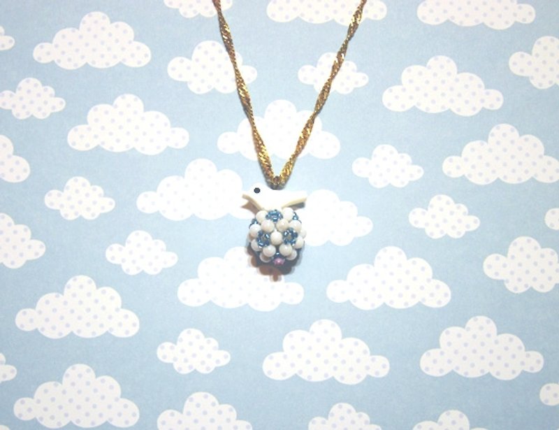 Little bird in the sky - Necklaces - Other Materials Blue