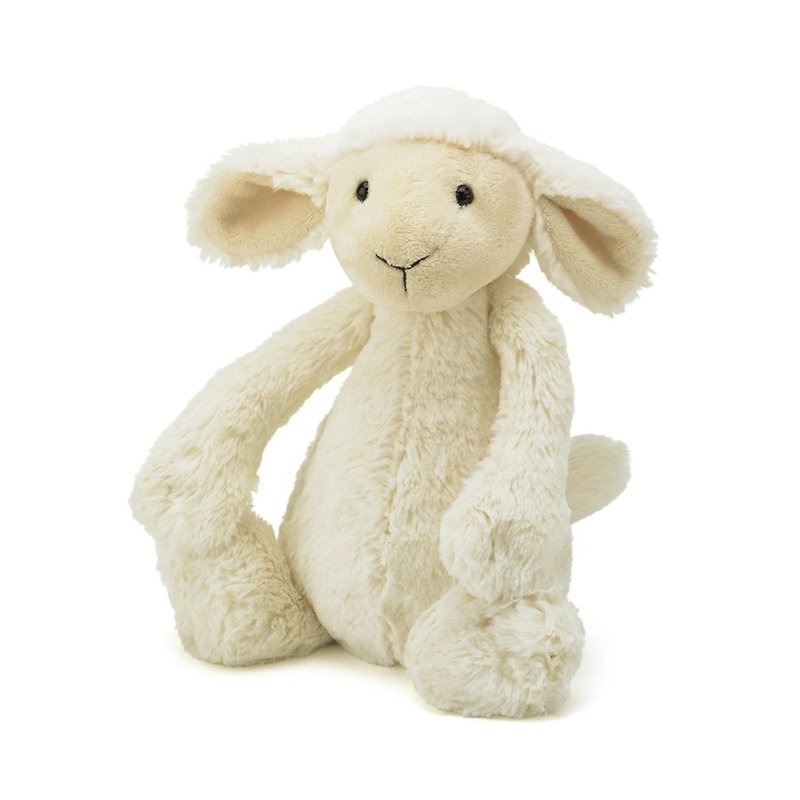 Jellycat Bashful Lamb 18cm - ตุ๊กตา - ผ้าฝ้าย/ผ้าลินิน ขาว