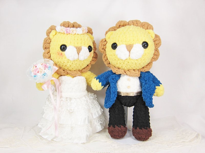 Wedding gift wedding arrangement / please communicate the order details before placing an order - Stuffed Dolls & Figurines - Other Materials Multicolor