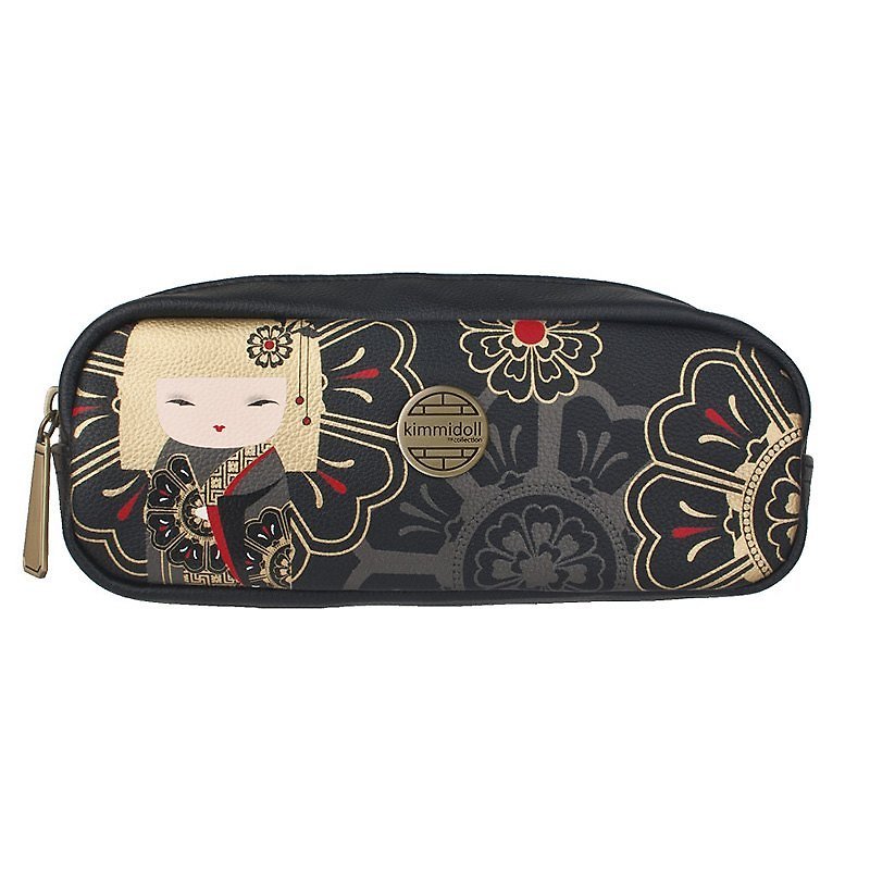 Kimmidoll and Blessed Doll Pen Case/Small Bag Hiro - Pencil Cases - Other Materials Black