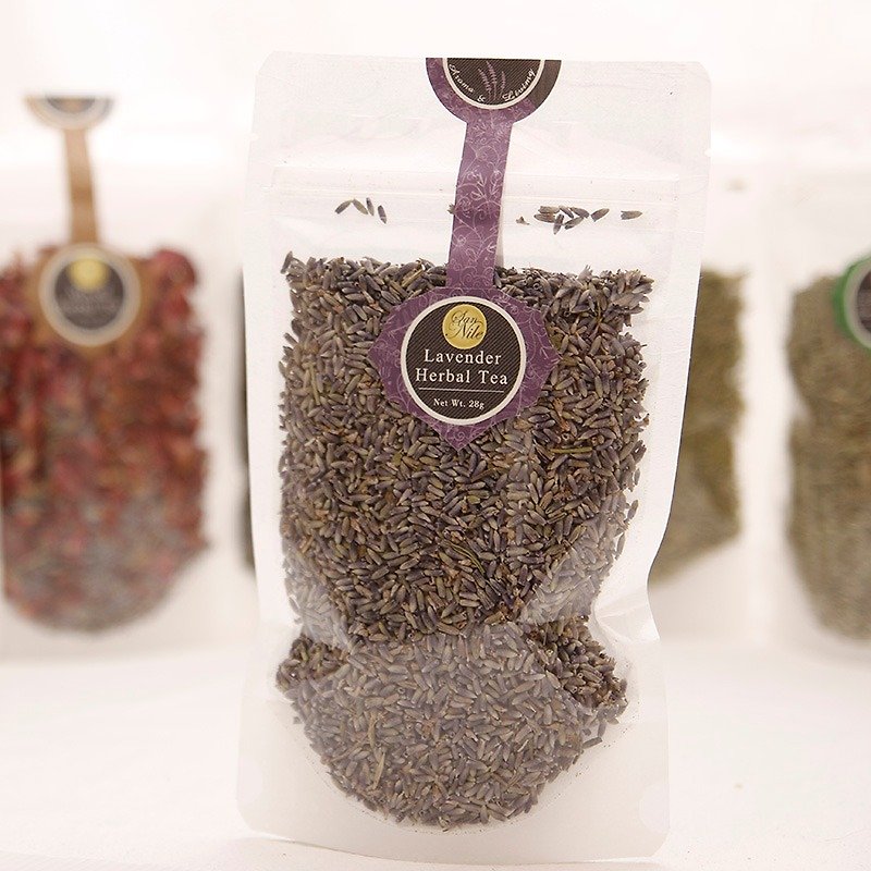 100% Natural Lavender Herbal Tea 29g±2g - ชา - พืช/ดอกไม้ สีม่วง