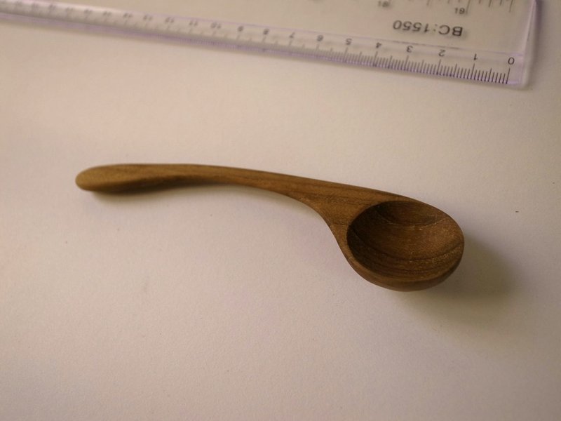 [Even] 69 handmade teak yacht tablespoons _M number left section - ช้อนส้อม - ไม้ สีนำ้ตาล