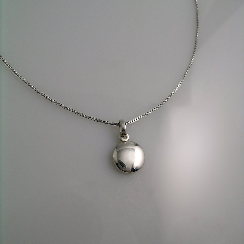 FUHSIYATUO small dot sterling silver pendant - สร้อยคอ - โลหะ ขาว