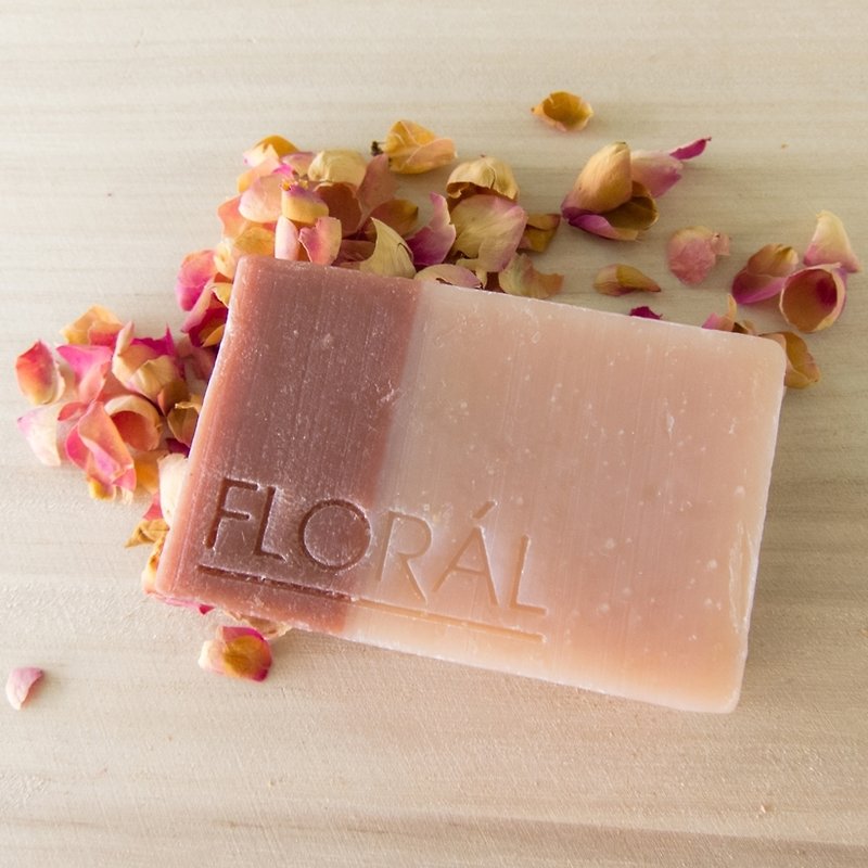 【FLORAL】手工皂系列-月季佳人手工皂 100g  - 肥皂/手工皂 - 其他材質 粉紅色