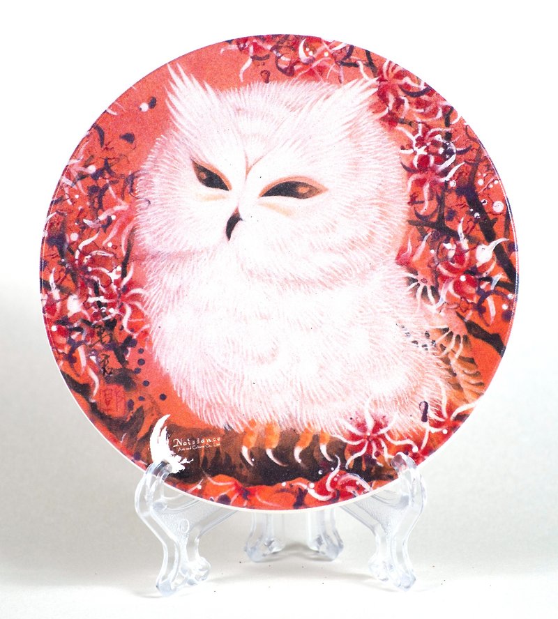 Artist Creation Series Coaster-Guo Yujun-Can (Including Acrylic Frame) - Coasters - Porcelain 