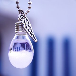 Elf World (Elf World) Weather Bottle Customized Color Necklace Customized Gift Necklace