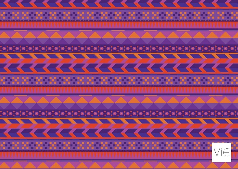 [Postcard] Folk wind came (purple) - การ์ด/โปสการ์ด - กระดาษ สีม่วง