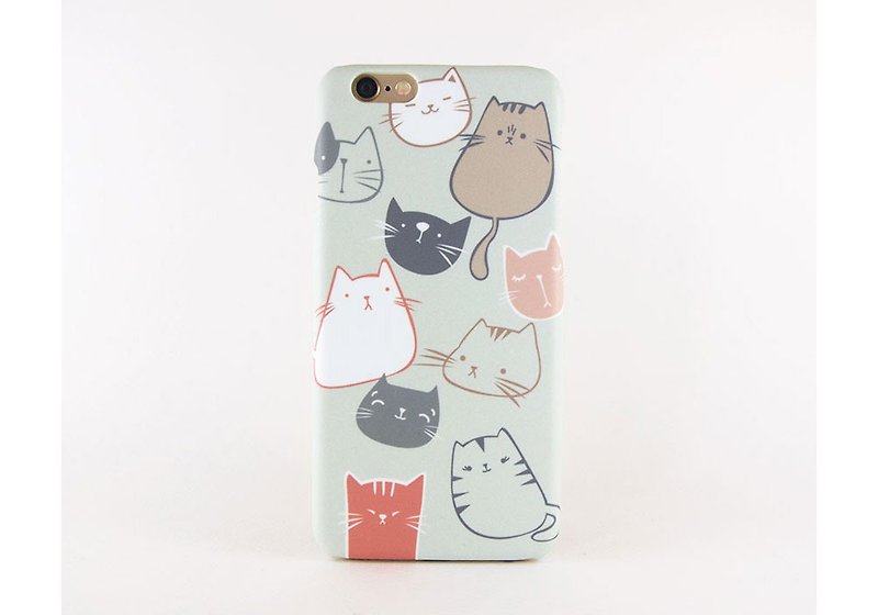 Cat iPhone case - เคส/ซองมือถือ - พลาสติก สีแดง