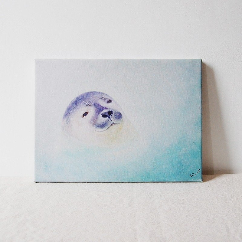 【Smile animal series – Relaxing Seal】replica painting - Posters - Waterproof Material 