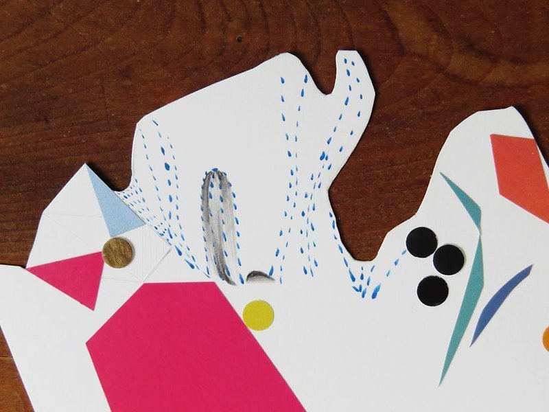 小動物們手工卡片—小拼盤【限量】 - 卡片/明信片 - 紙 多色