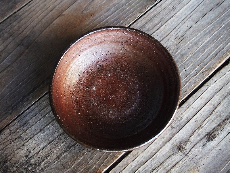 Bizen dish _sr2-010 - Small Plates & Saucers - Other Materials Brown