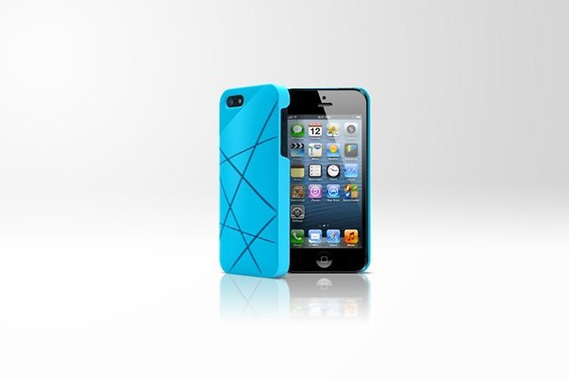 5 / iPhoneをTAKE 5ケースケース - ブルー - スマホケース - プラスチック ブルー