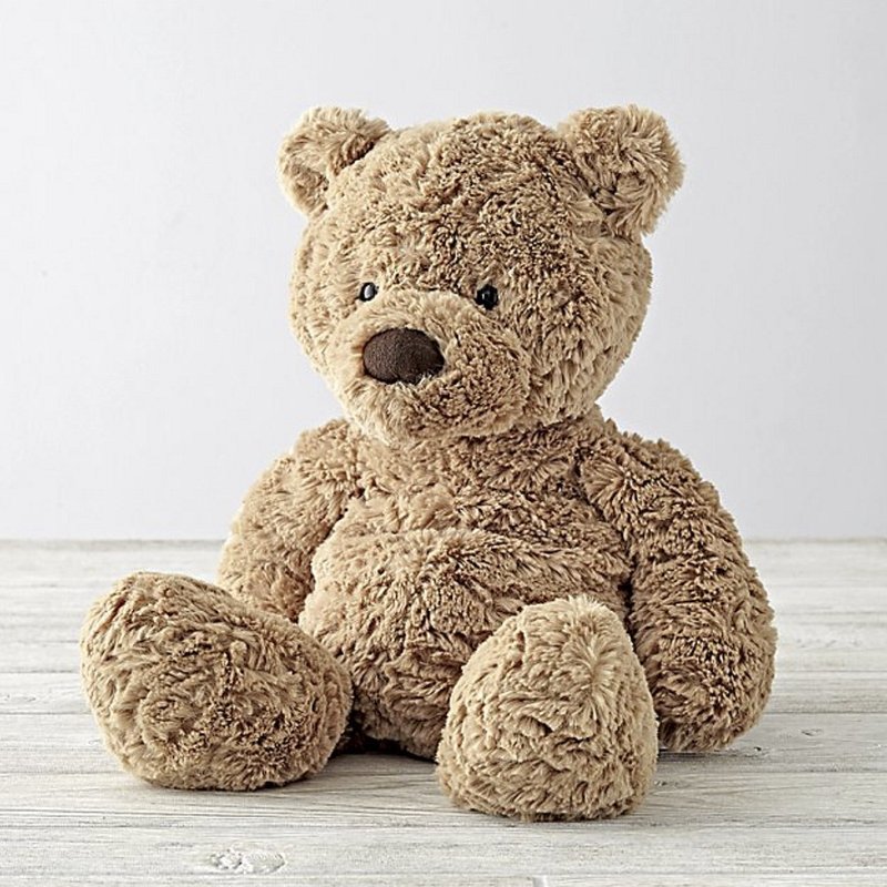 Bartholomew Bear 36cm 熊麻吉 大頭熊仔 - 公仔/玩偶 - 聚酯纖維 金色
