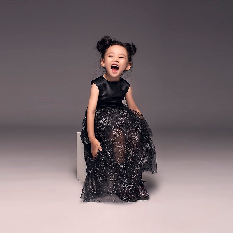 Sparkle and Shine Tulle Dress / FW2015 - 童裝禮服 - 其他材質 黑色