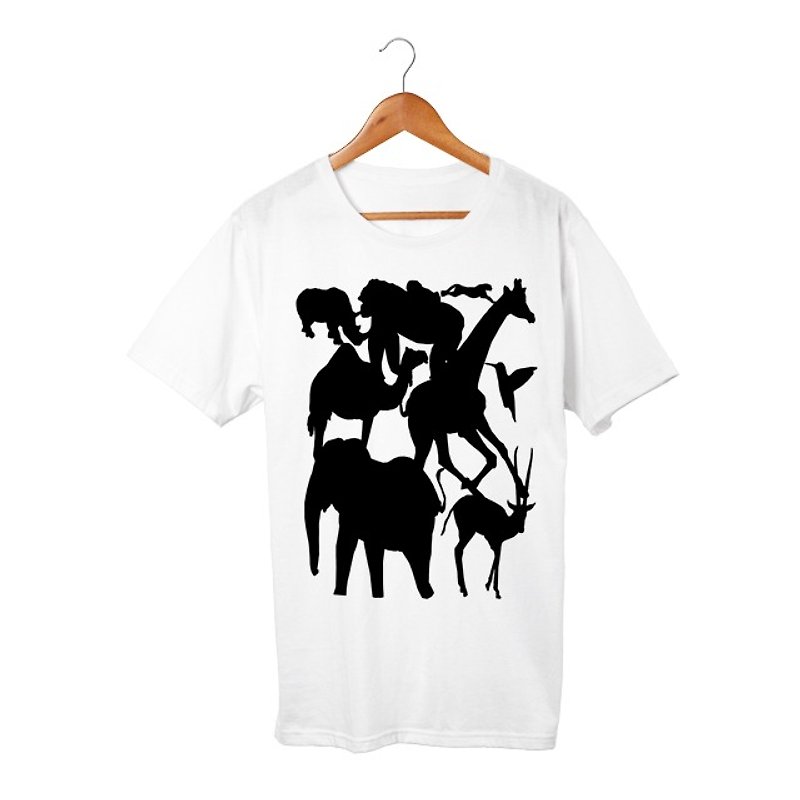 animals T-shirt - Unisex Hoodies & T-Shirts - Cotton & Hemp White
