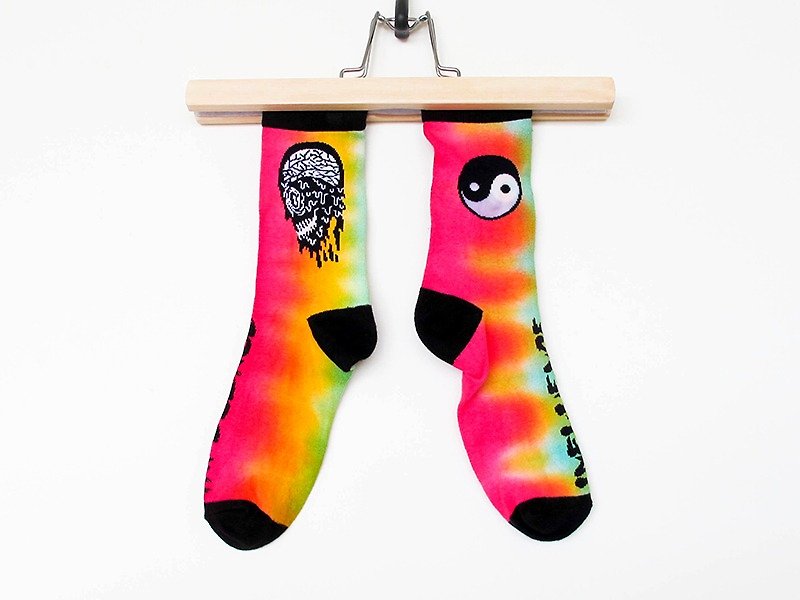LOGO & Tai Chi // rendering // socks - ถุงเท้า - ผ้าฝ้าย/ผ้าลินิน หลากหลายสี